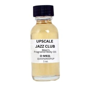 Upscale Jazz Club (Men) Body Oil 1 oz Fragrance All Natural Pure Uncut Scent